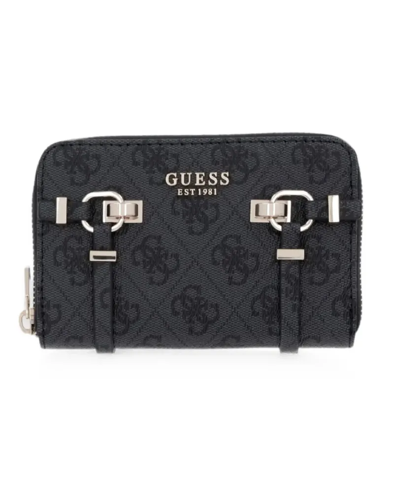 Guess Leona 4G buckled wallet - Schwarz Schwarz
