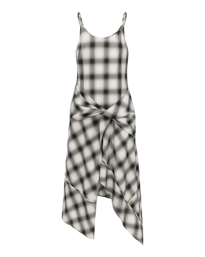 Feng Chen Wang Asymmetrisches Kleid - Weiß Weiß