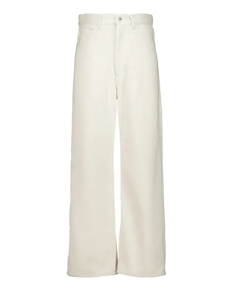 AURALEE silk jeans - Weiß Weiß