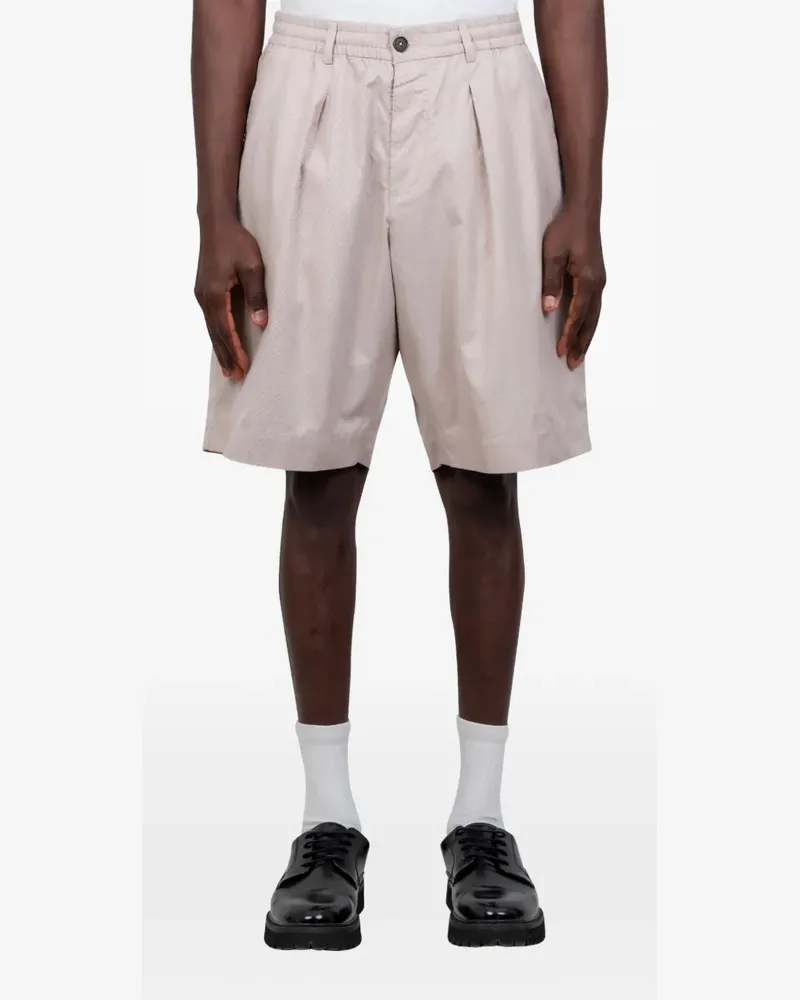 Universal Works Shorts mit Bundfalten - Nude Nude