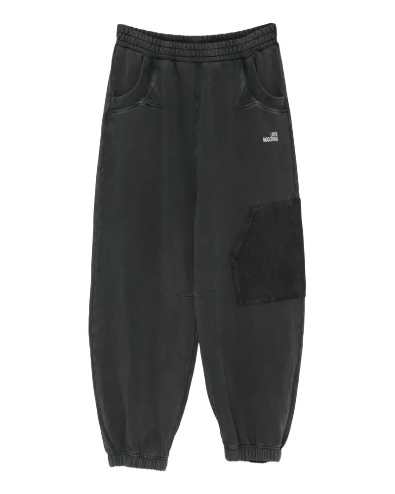 Moschino Jogginghose mit Logo-Print - Schwarz Schwarz