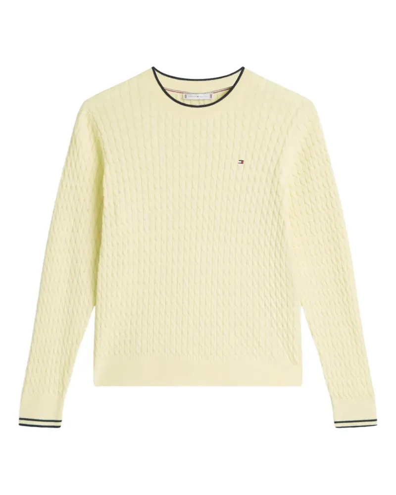 Tommy Hilfiger cable-knit jumper - Gelb Gelb