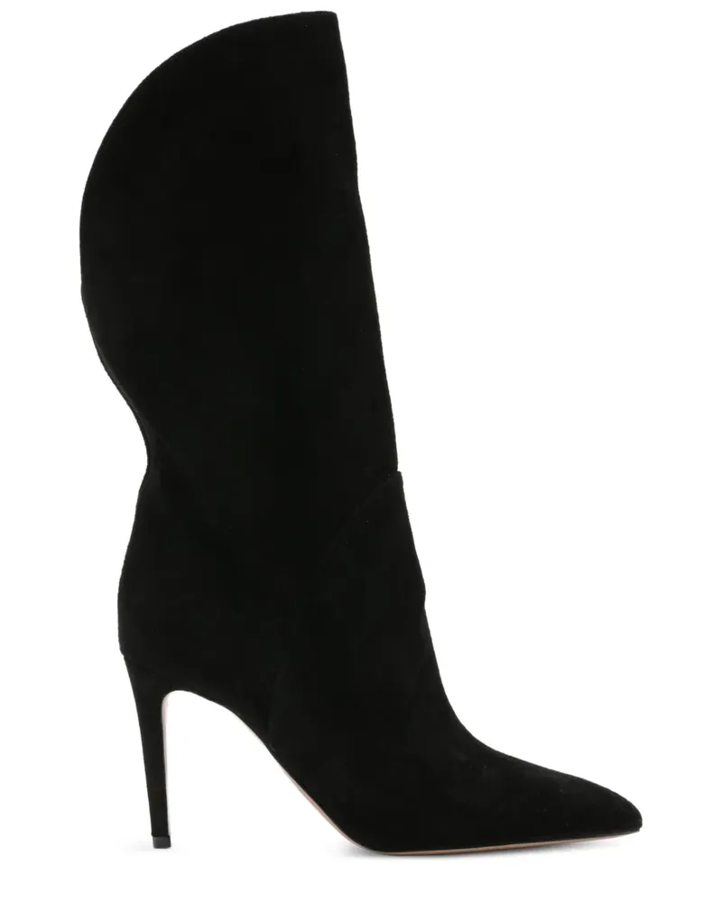 Paris Texas Gaia Stiefel 85mm - Schwarz Schwarz