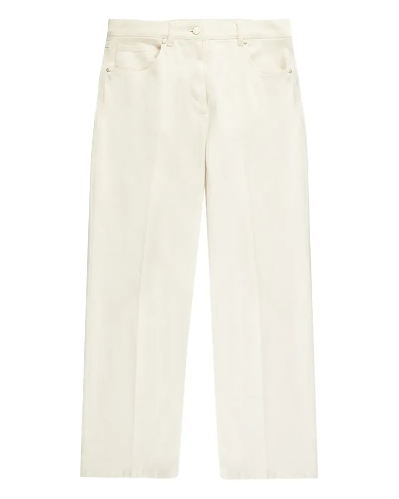 Slowear straight-leg cropped trousers - Nude Nude