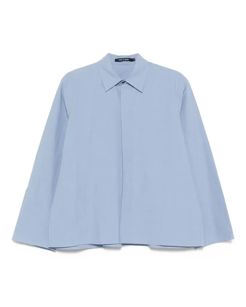 Sofie D'Hoore Breton Hemd mit Glockenärmeln - Blau Blau