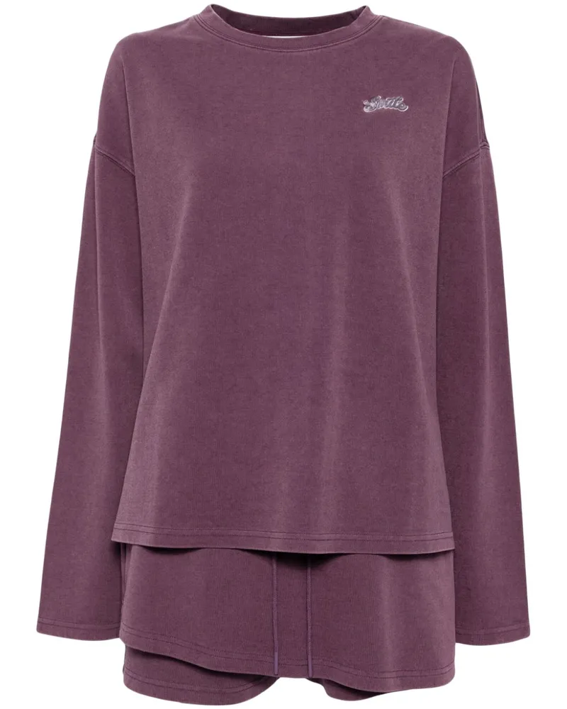 b+ab Hosenrock-Set aus Jersey - Violett Violett