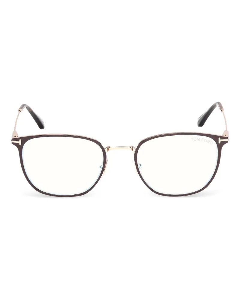 Tom Ford Brille mit eckigem Gestell - Schwarz Schwarz