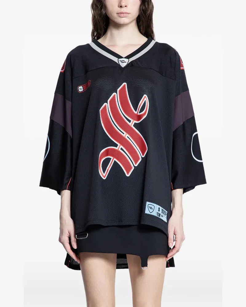 SSHEENA T-Shirt im Oversized-Look - Schwarz Schwarz