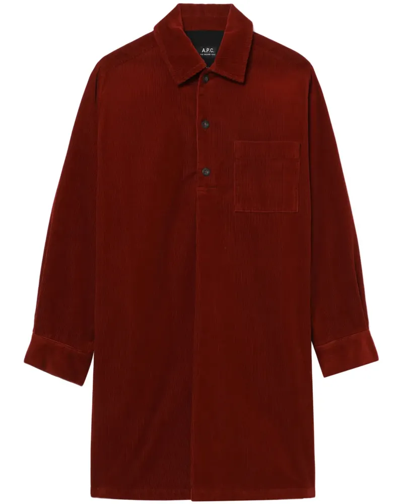 A.P.C. Ilona Minikleid - Rot Rot