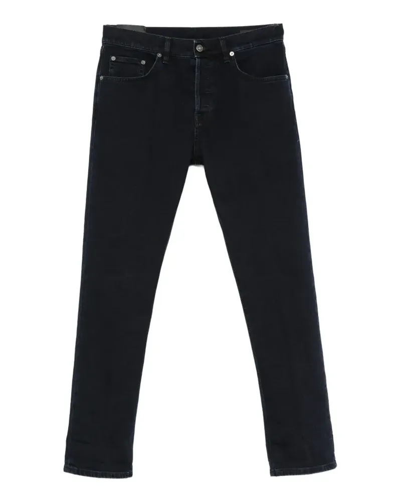 Dondup logo-patch jeans - Blau Blau