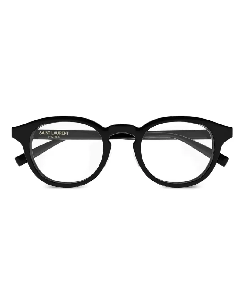 Saint Laurent round-frame glasses - Schwarz Schwarz