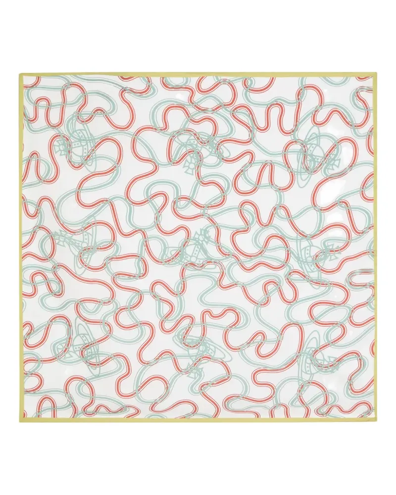 Vivienne Westwood patterned scarf - Weiß Weiß