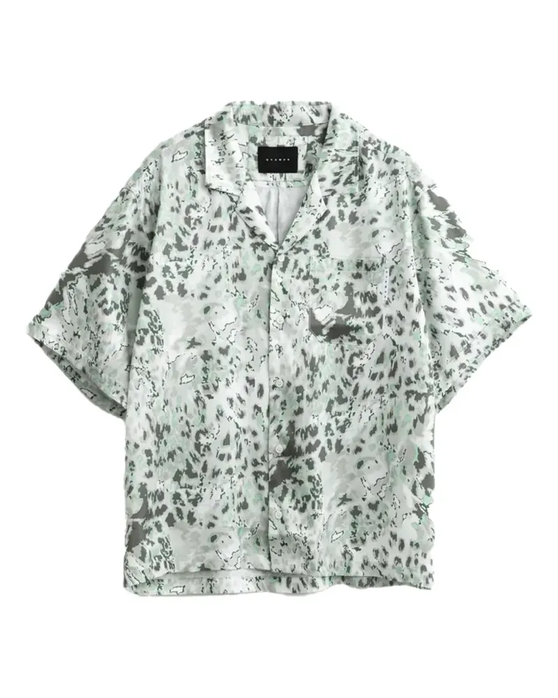 Stampd Ocean Leopard Hemd - Grau Grau