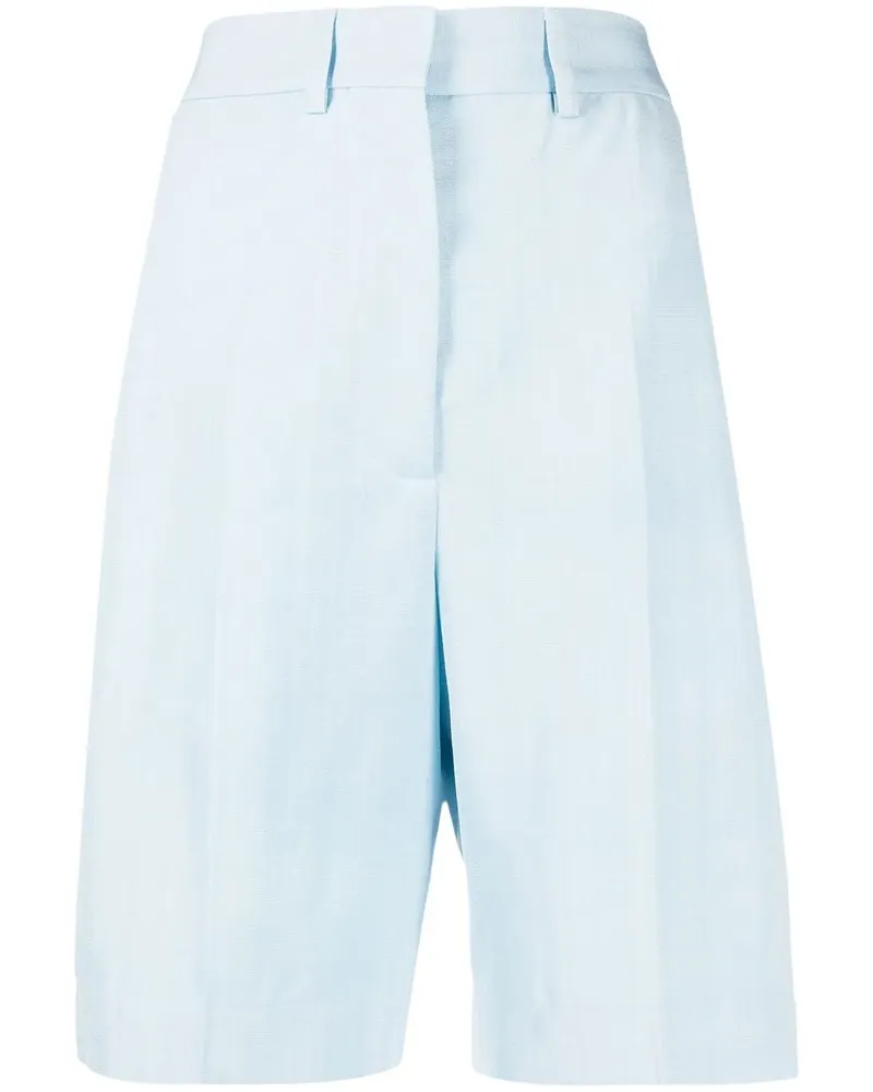 Casablanca Paris Hoch sitzende Shorts - Blau Blau