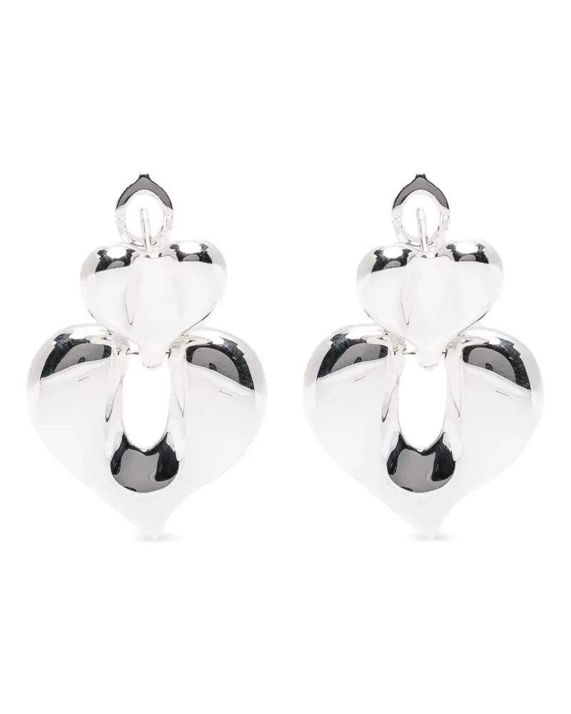 Missoma Molten Heart earrings - Silber Silber