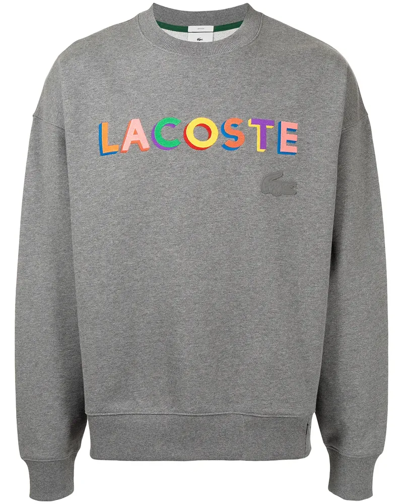 Lacoste Sweatshirt mit Logo - Grau Grau