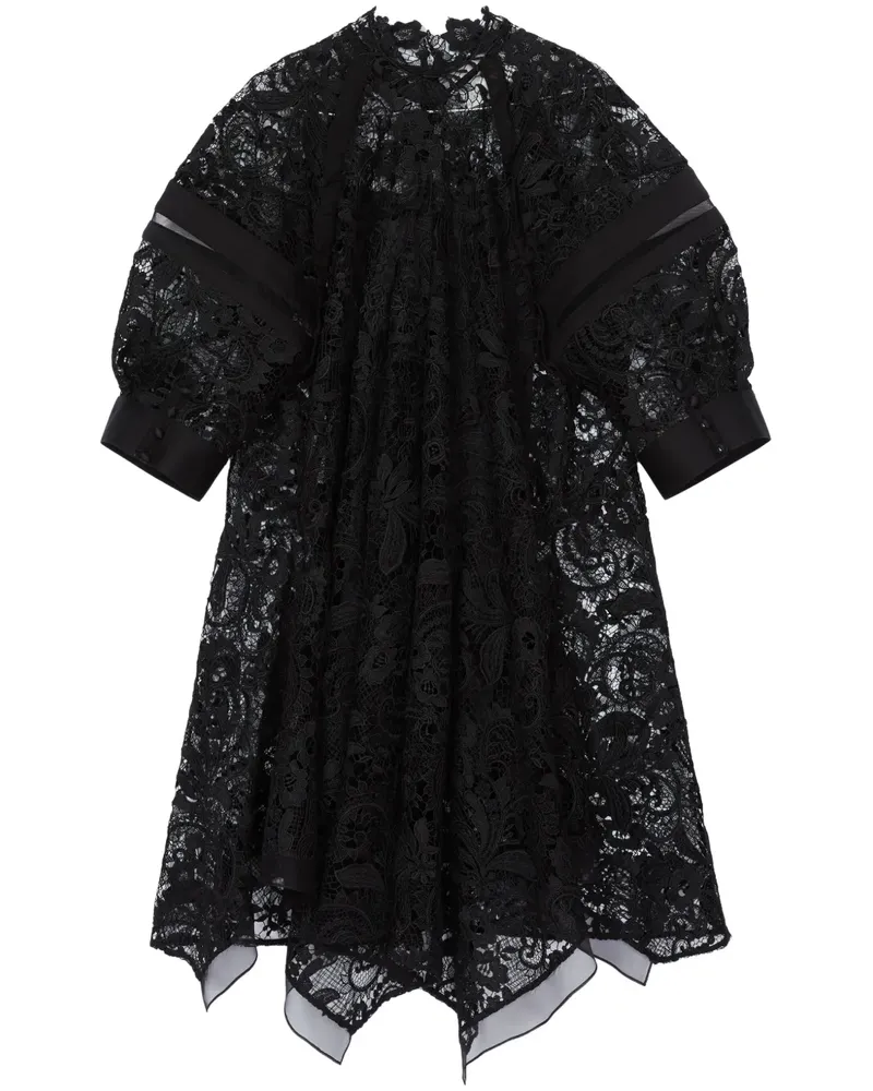 3.1 phillip lim Minikleid aus Spitze - Schwarz Schwarz