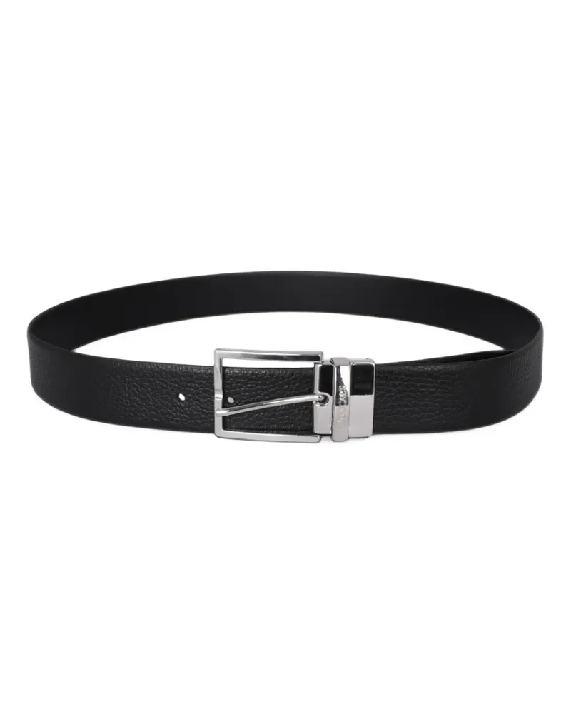 Doucal´s reversible leather belt - Schwarz Schwarz
