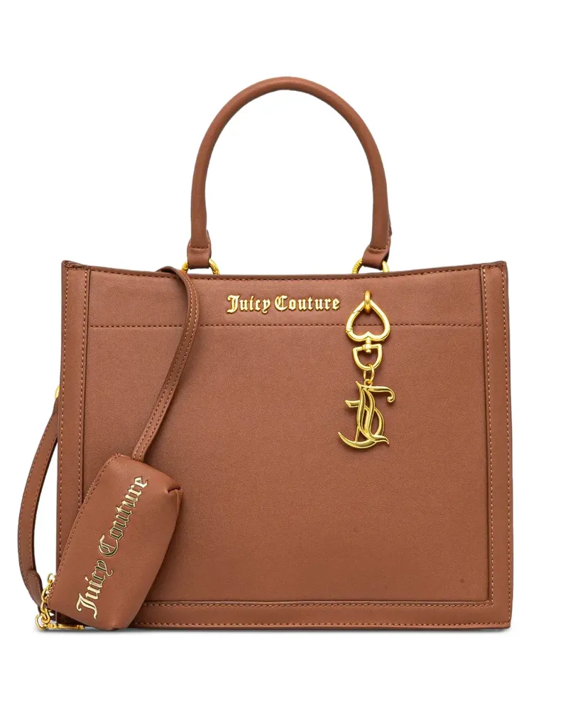Juicy Couture square-shape charm top-handle tote bag - Braun Braun