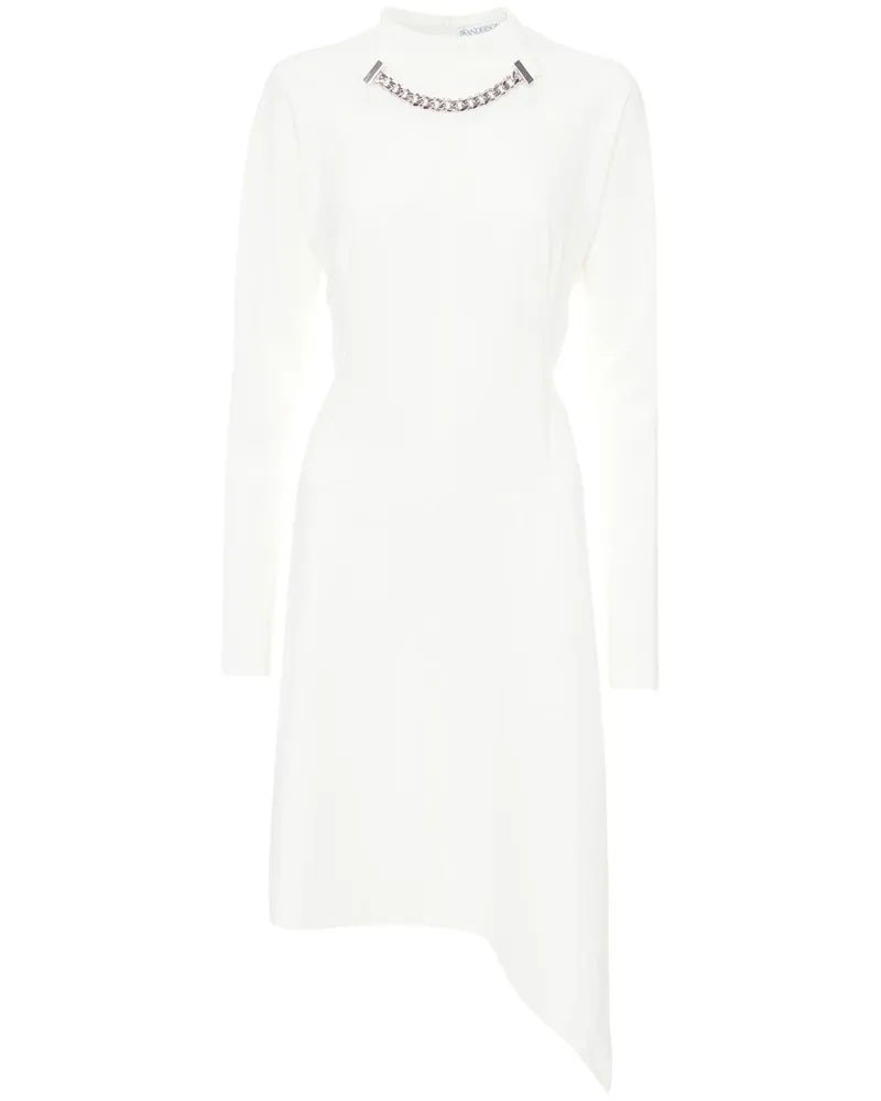 J.W.Anderson Kleid mit asymmetrischem Saum - Weiß Weiß