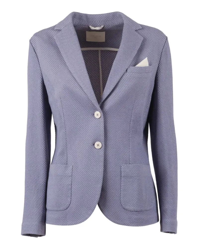 CIRCOLO 1901 slim fit honeycomb jacket - Blau Blau