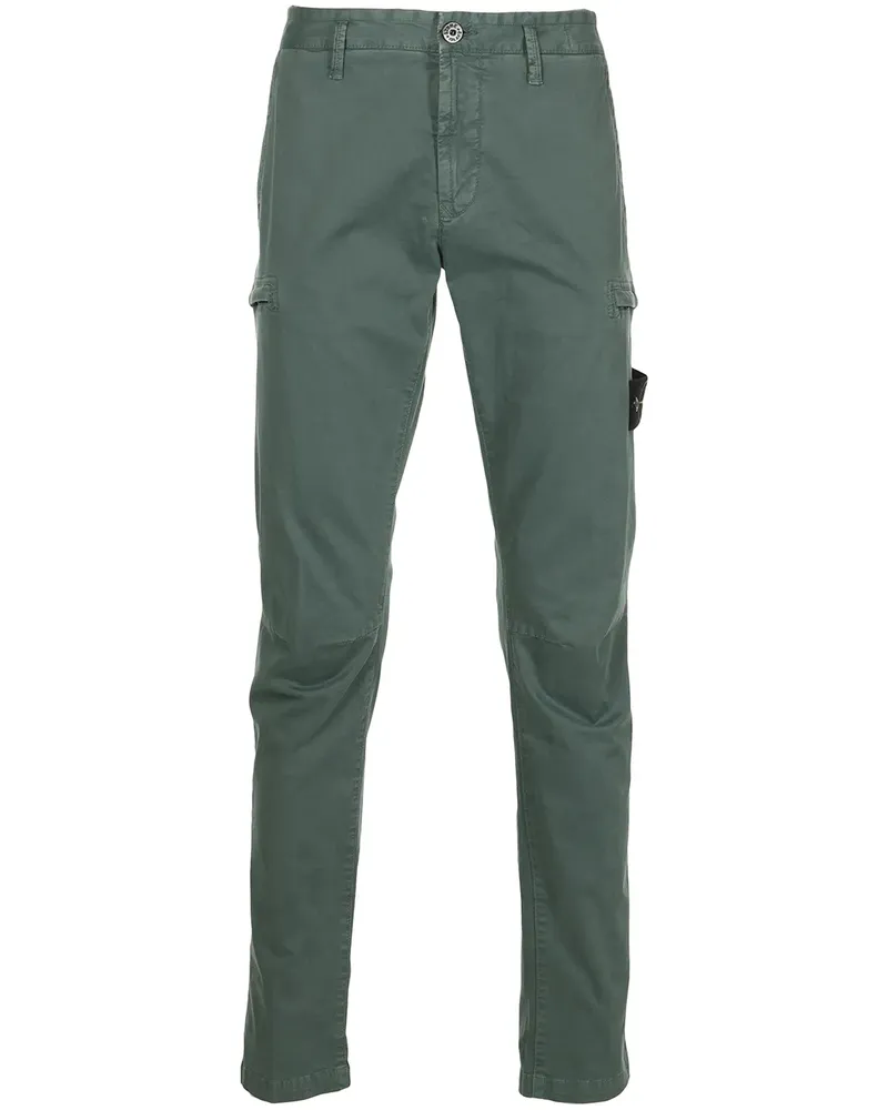 Stone Island Schmal zulaufende Cargohose - Grün Grün