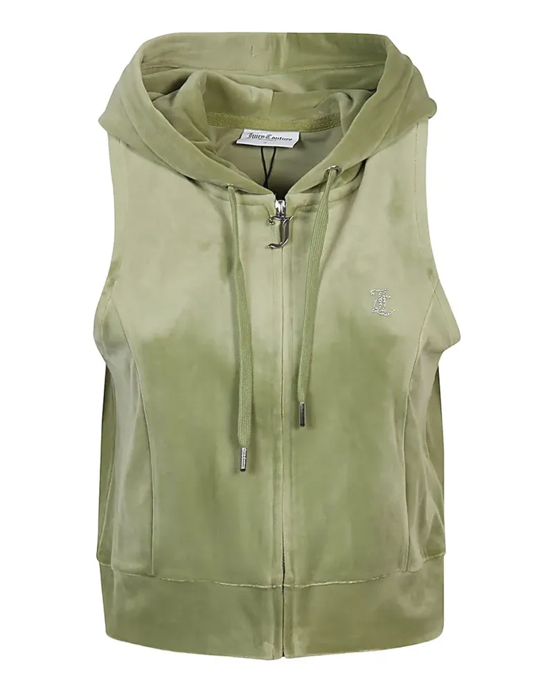 Juicy Couture Gilly Weste mit Logo - Grün Grün