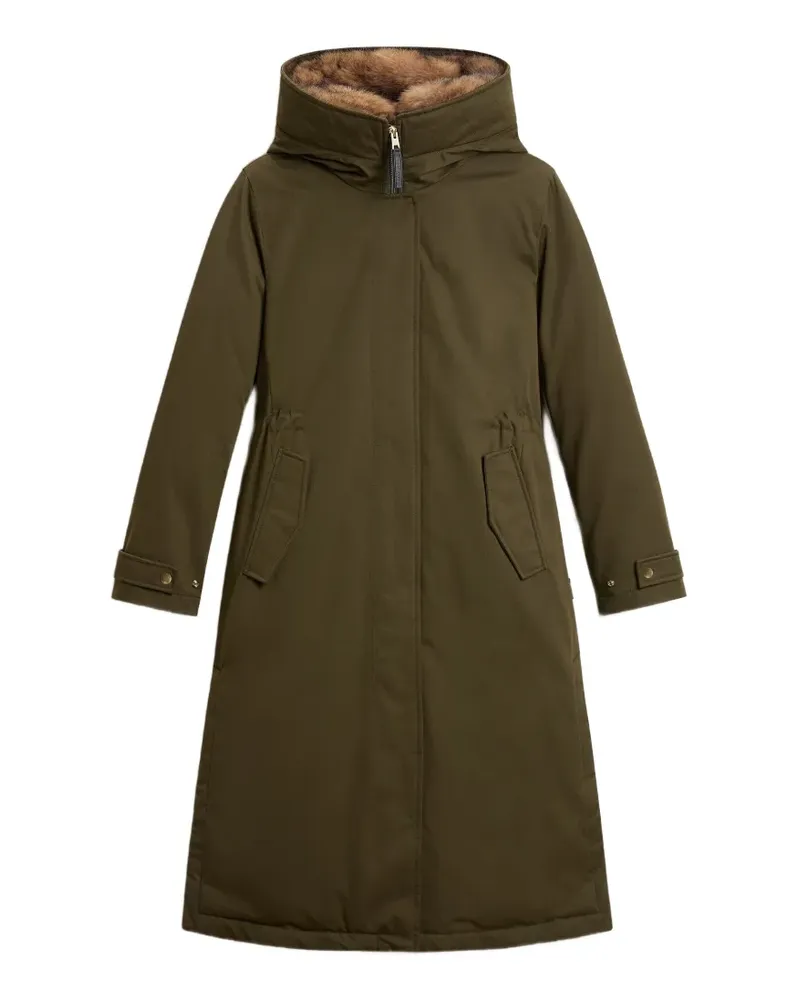 Woolrich Kapuzenparka mit Faux Fur - Grün Grün