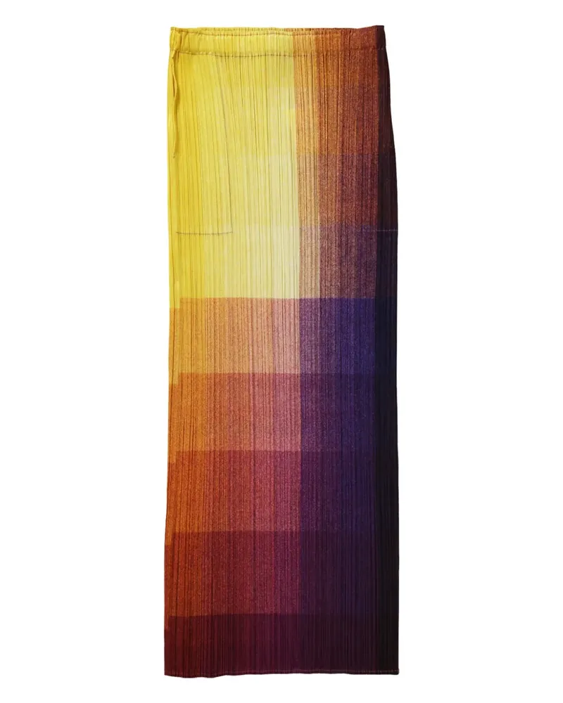 Issey Miyake Photon skirt - Gelb Gelb