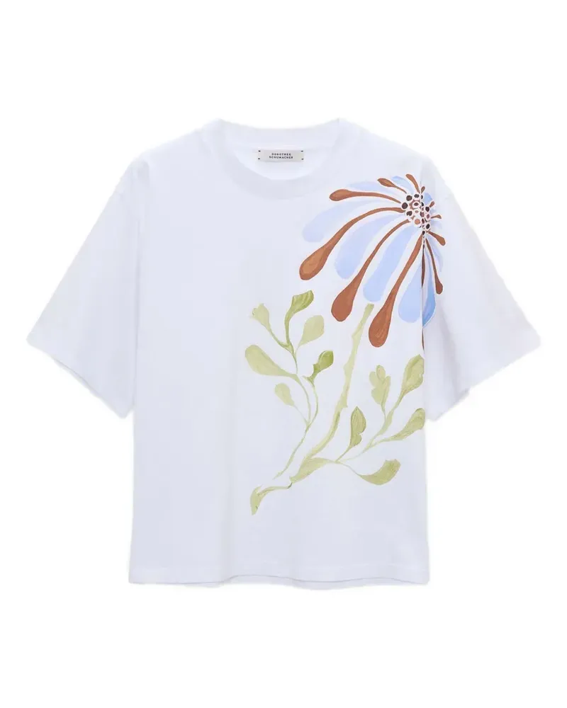 Dorothee Schumacher T-Shirt mit Daydream Flower-Print - Weiß Weiß