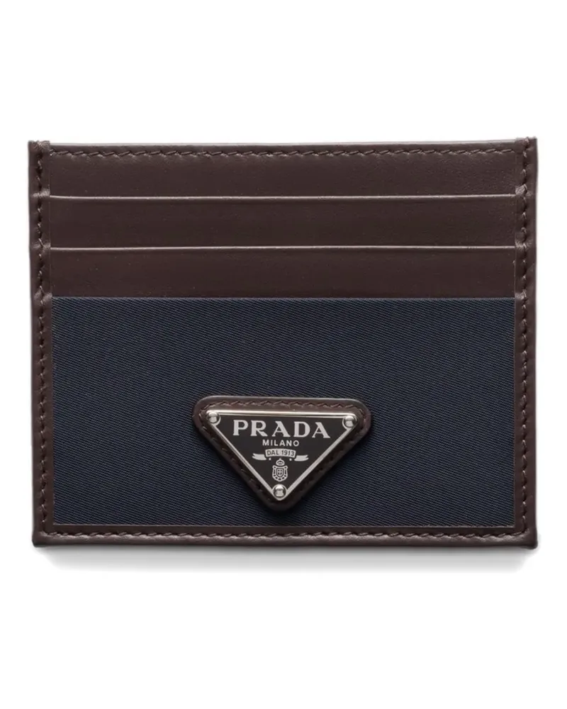 Prada Peedrock Re-Nylon Kartenetui - Braun Braun