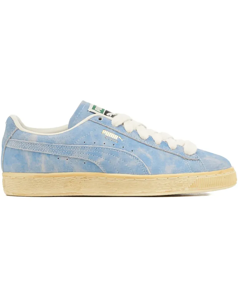 Puma Silver Mist/Ivory" Sneakers aus Wildleder - Blau Blau