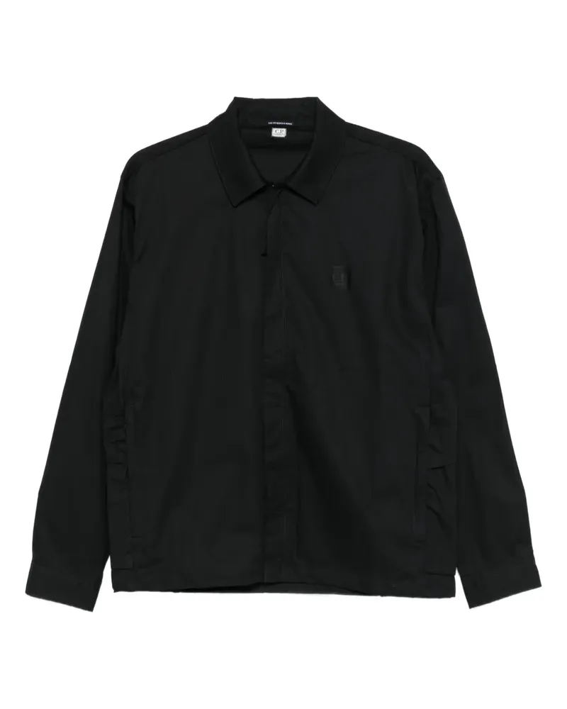C.P. Company Jacke mit Logo-Detail - Schwarz Schwarz