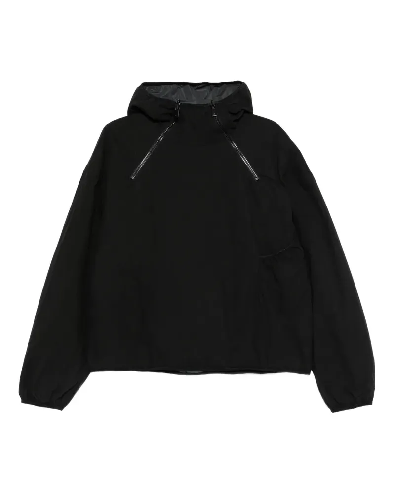 Heliot Emil Wendbarer Interlucent Windbreaker - Schwarz Schwarz