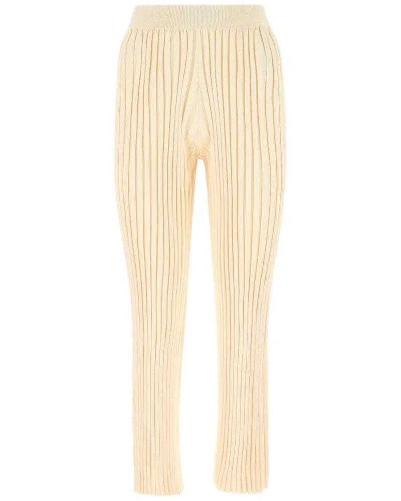 Jil Sander Plisseehose mit geradem Schnitt - Nude Nude