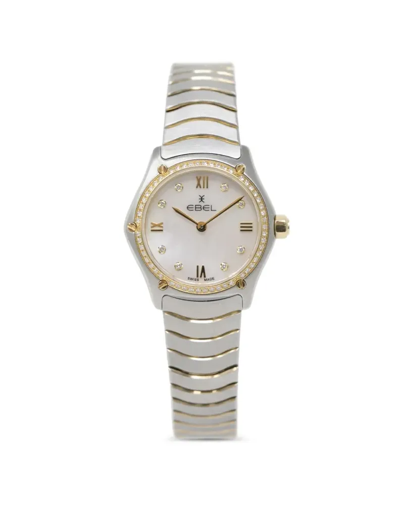 Ebel Classic Wave 24mm - White mother of pearl White