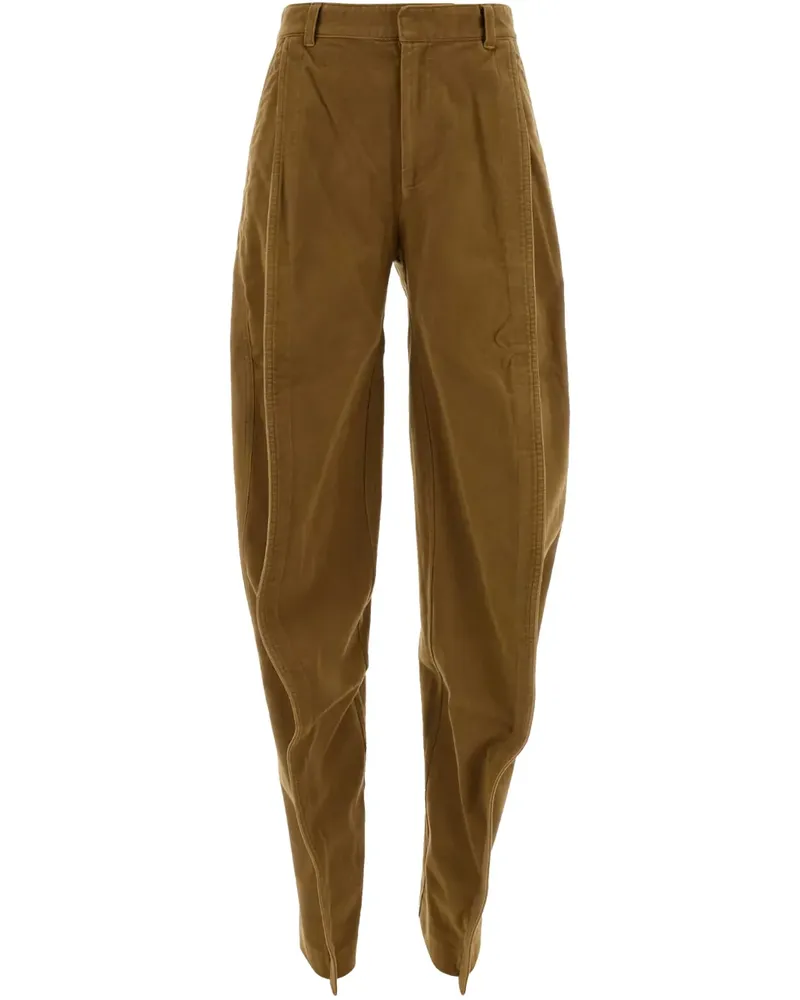 Y/PROJECT Hose aus Samt - Braun Braun