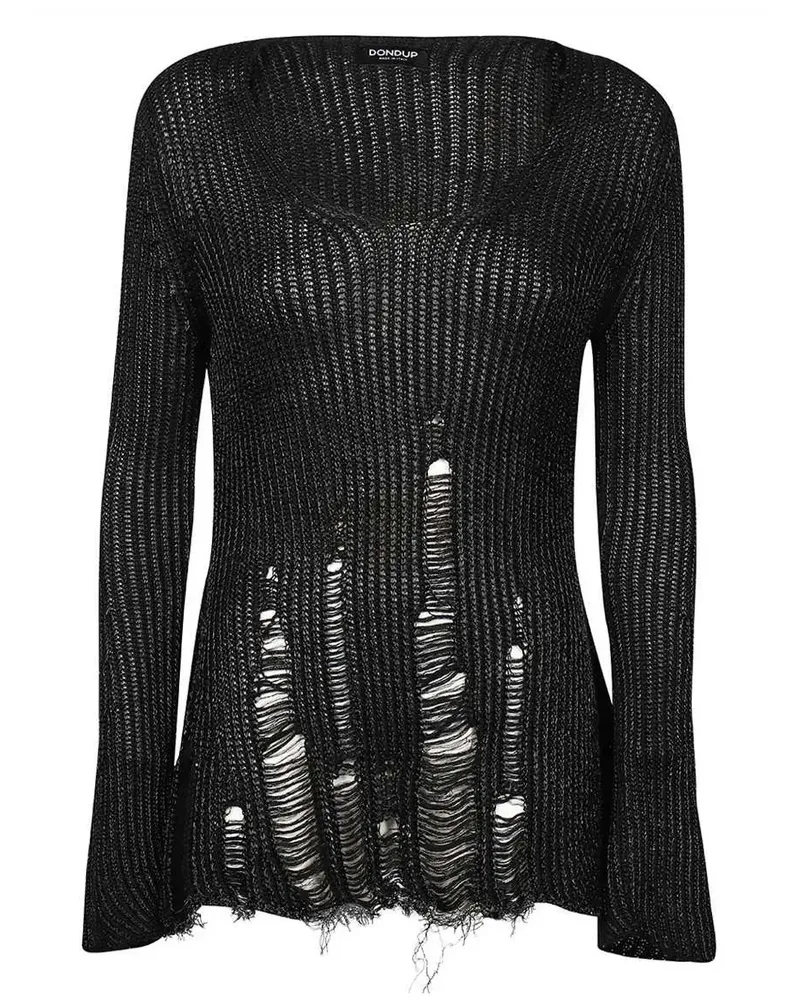 Dondup Gestricktes Sweatshirt - Schwarz Schwarz