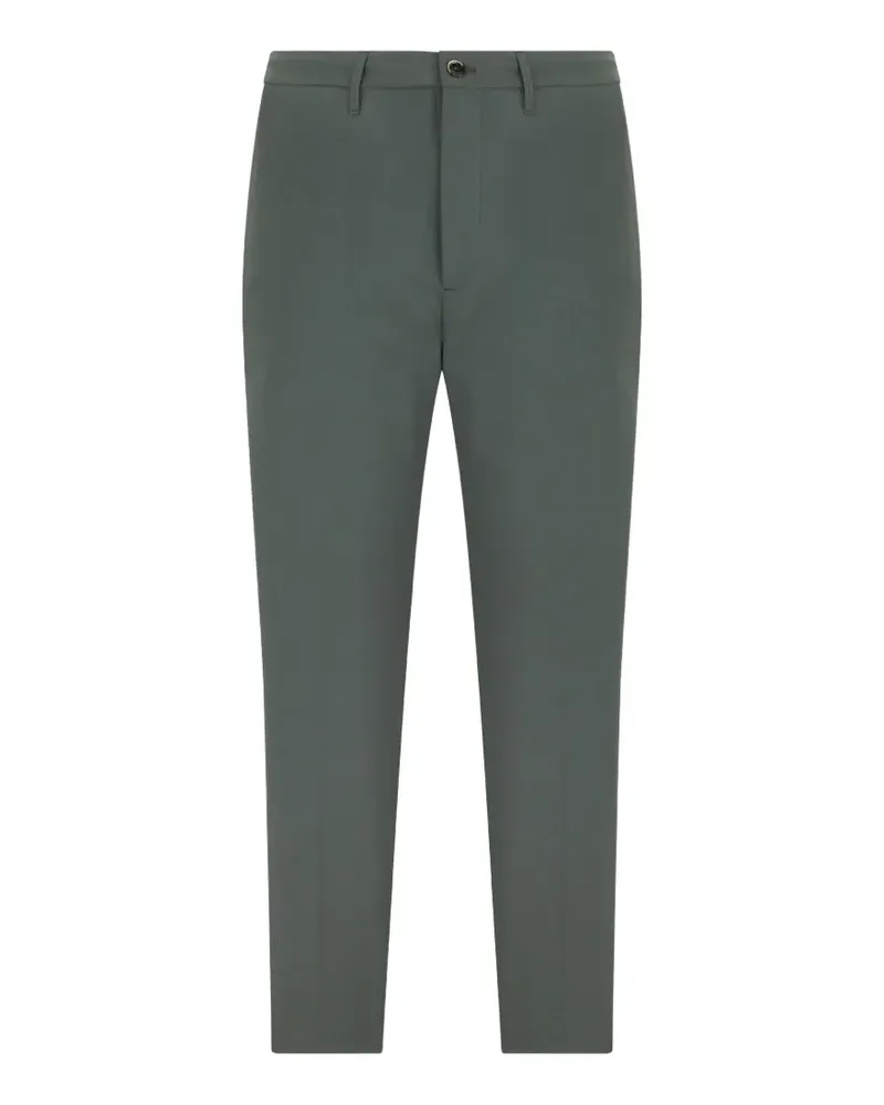 nine:inthe:morning elasticated-waistband tailored trousers - Grün Grün