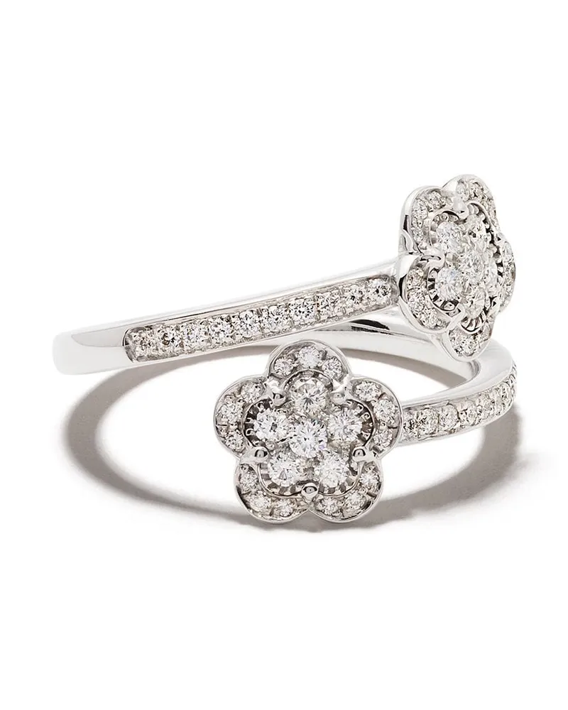Pasquale Bruni 18kt Weißgoldring mit Diamanten - Silber Silber