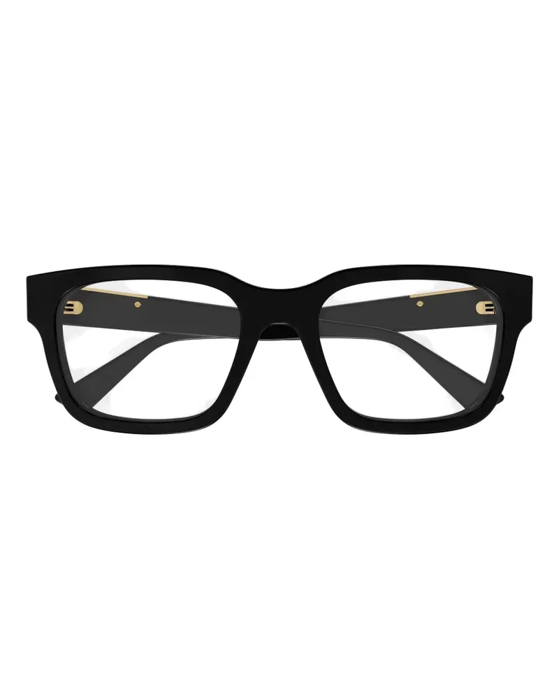 Gucci Brille mit eckigem Gestell - Schwarz Schwarz
