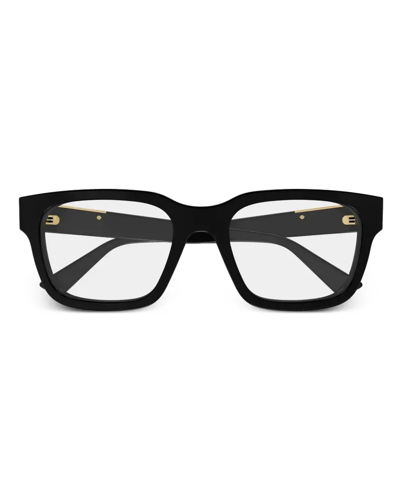 Gucci Brille mit eckigem Gestell - Schwarz Schwarz