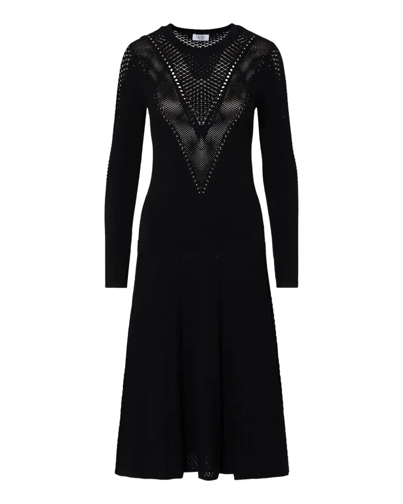 Liu Jo knit midi dress - Schwarz Schwarz