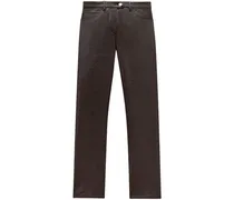 Straight-Leg-Hose aus Vinyl - Schwarz