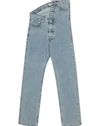 Y/PROJECT Asymmetrische Jeans aus Bio-Baumwolle Blau