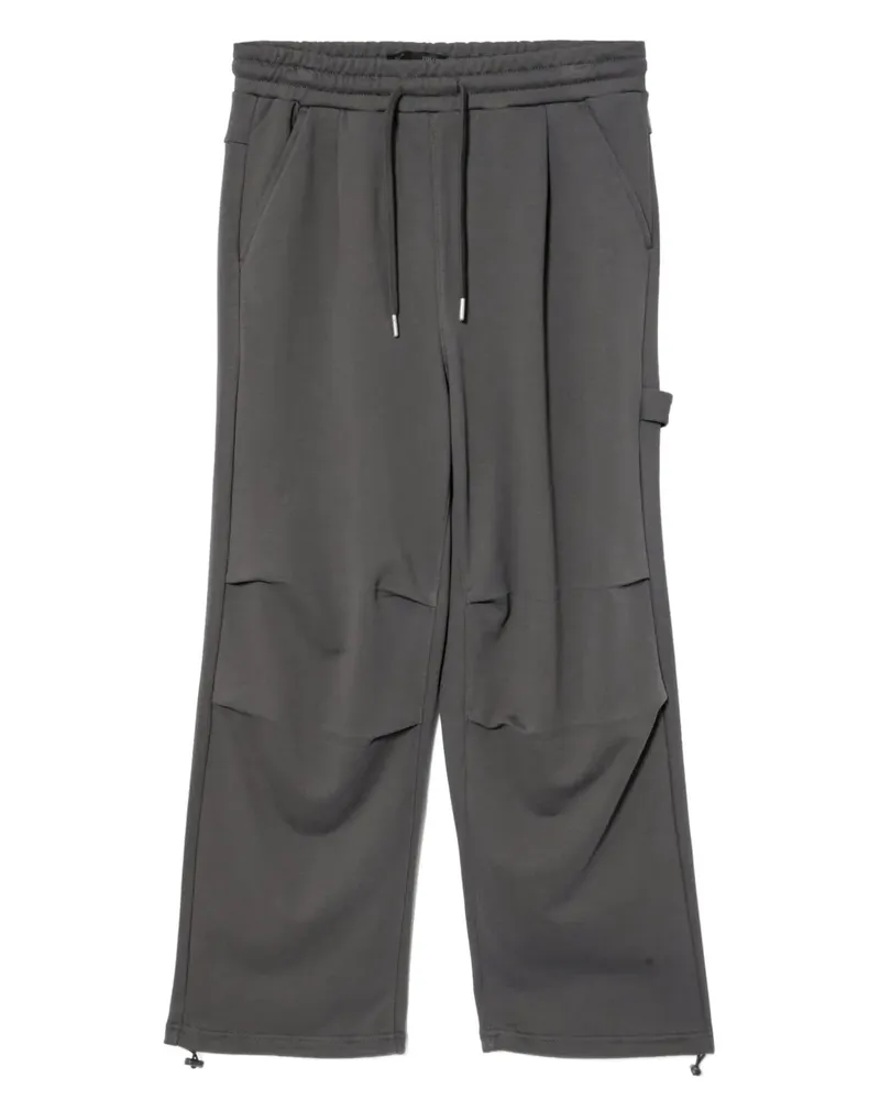 FIVE CM Jogginghose mit Logo-Patch - Grau Grau