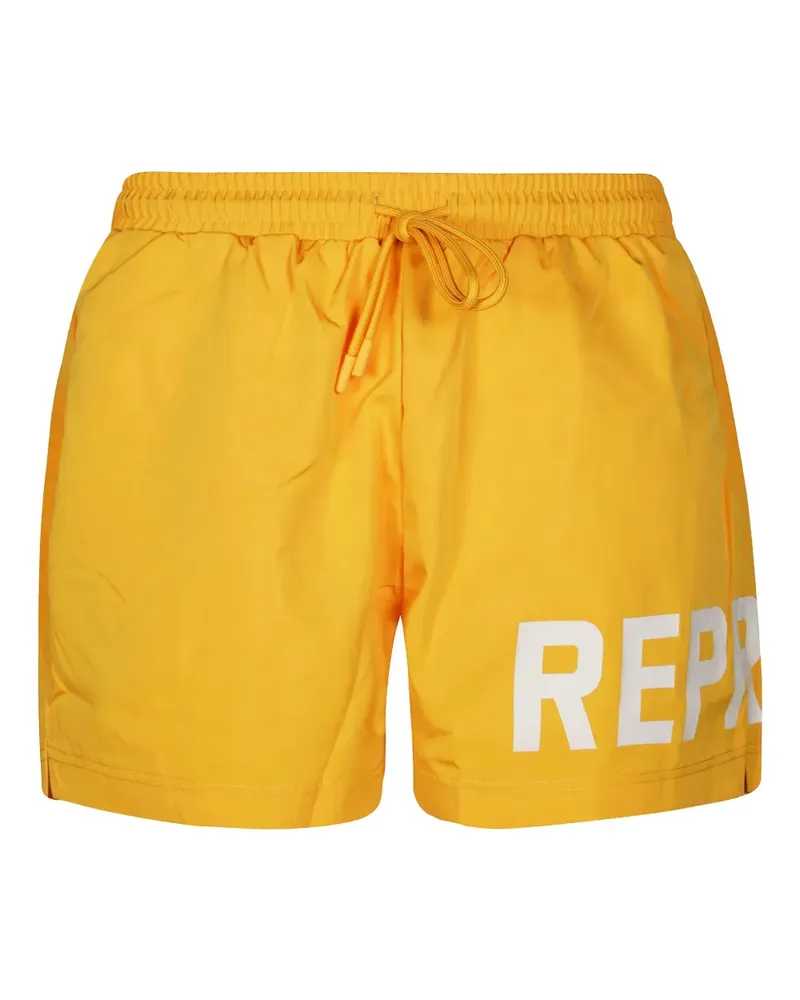 REPRESENT Badeshorts mit Kordelzug - Gelb Gelb