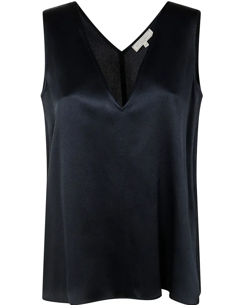 Antonelli Firenze Top aus Seide - Blau Blau