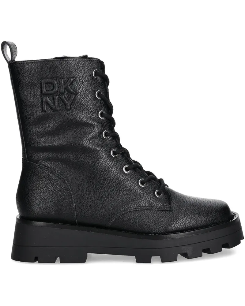 DKNY Sejal Schnürstiefel mit Profilsohle - Schwarz Schwarz