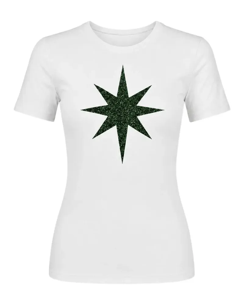 MADISON.MAISON x On/Off Essentials star-print T-shirt - Weiß Weiß